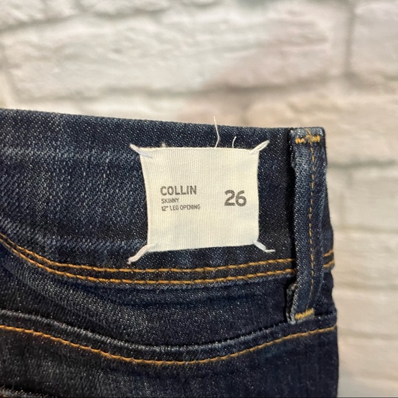 Hudson Jeans Women's Size 26x31.5" Collin Skinny 12” Opening Jeans #W422DHK - Picture 12 of 14